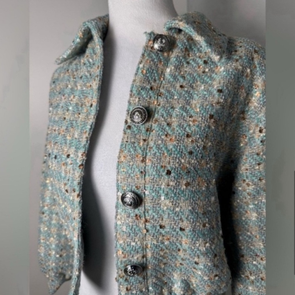 ❌SOLD❌L’agence Jia Tweed Crop Jacket - Picture 7 of 8